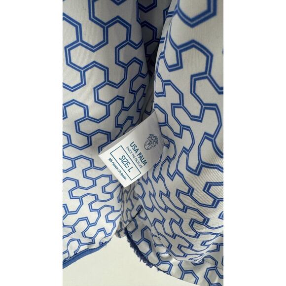 USA Palm Mens Reversible Shaggy Ocean Fleece Tribe 2.0 1/4 Zip Size Large NWT - Picture 8 of 9